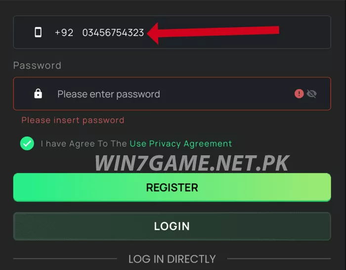 Enter Your Mobile Number