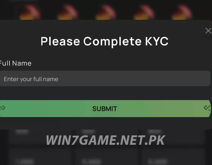 win7 KYC verification